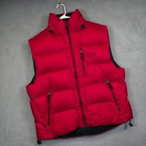 Y2K Polo Sport Ralph Lauren Puffer Vest Mens XL Red Down Insulated Winter Warm